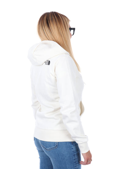 FELPA FULL ZIP E CAPPUCCIO THE NORTH FACE DA DONNA PANNA