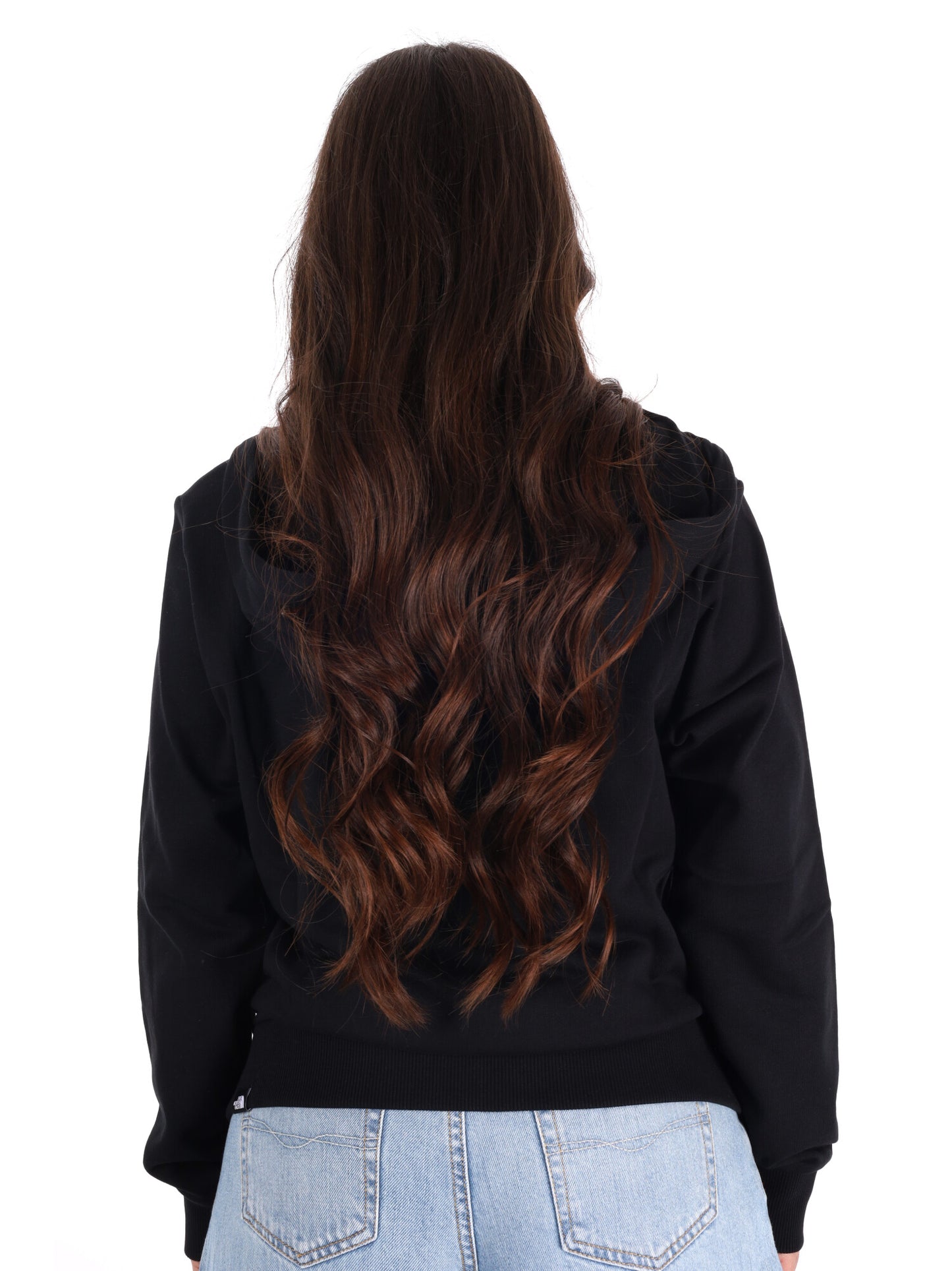 Felpa The North Face Blanca full zip da donna nera