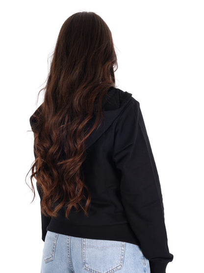 Felpa The North Face Blanca full zip da donna nera