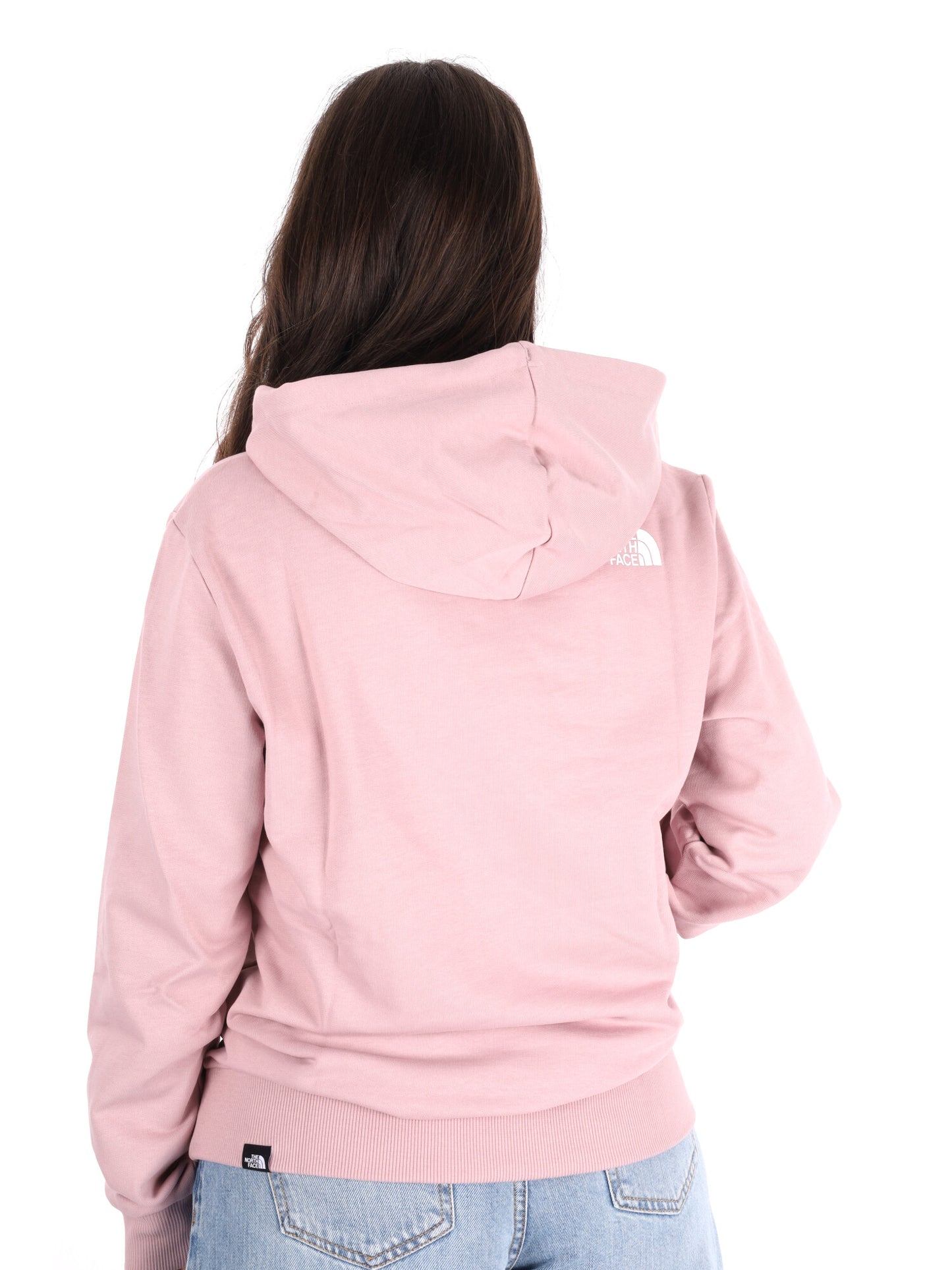 Felpa con cappuccio The North Face TNF Blanca da donna fucsia