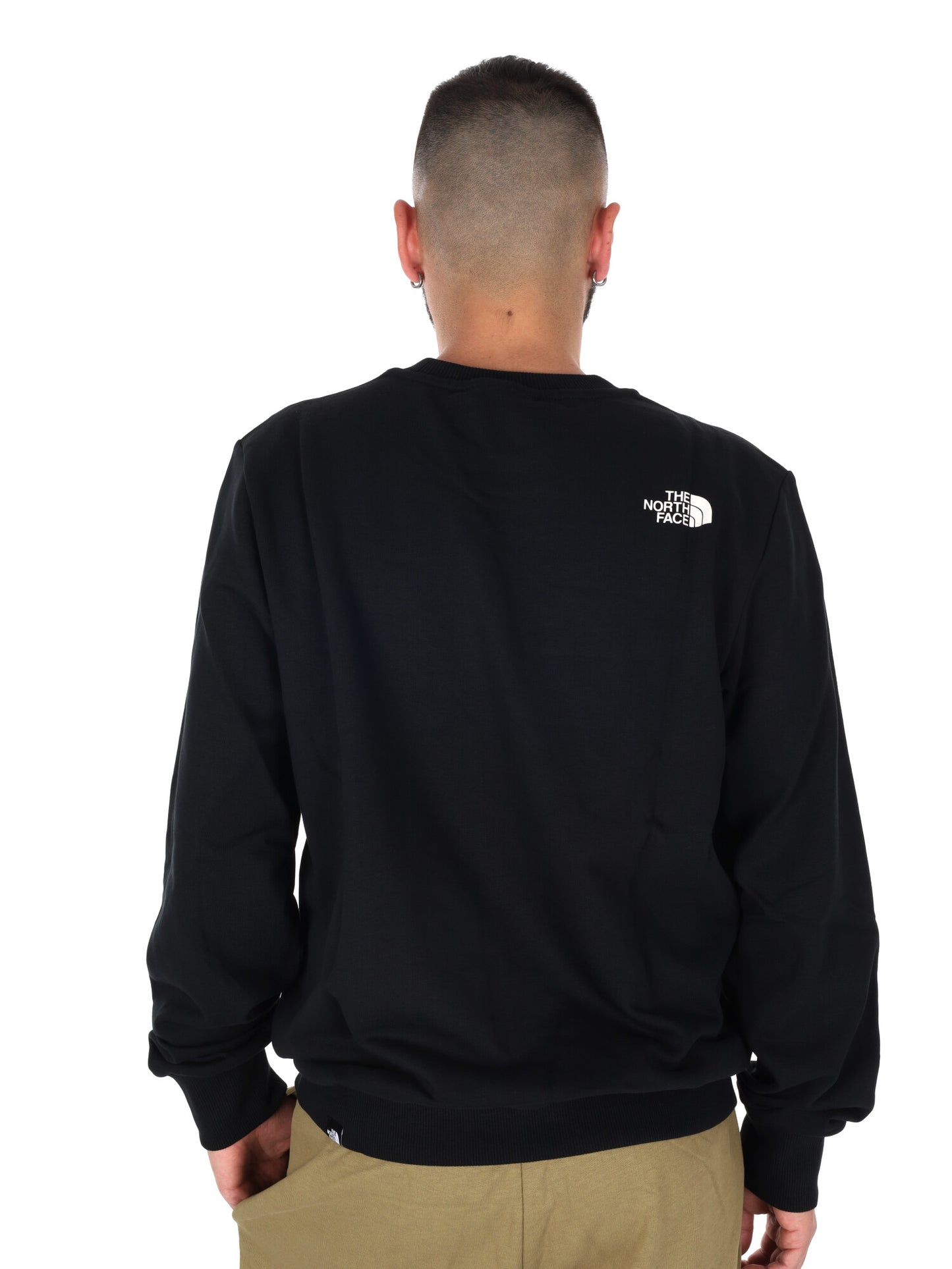 Felpa The North Face Blanca Crew da uomo in nero