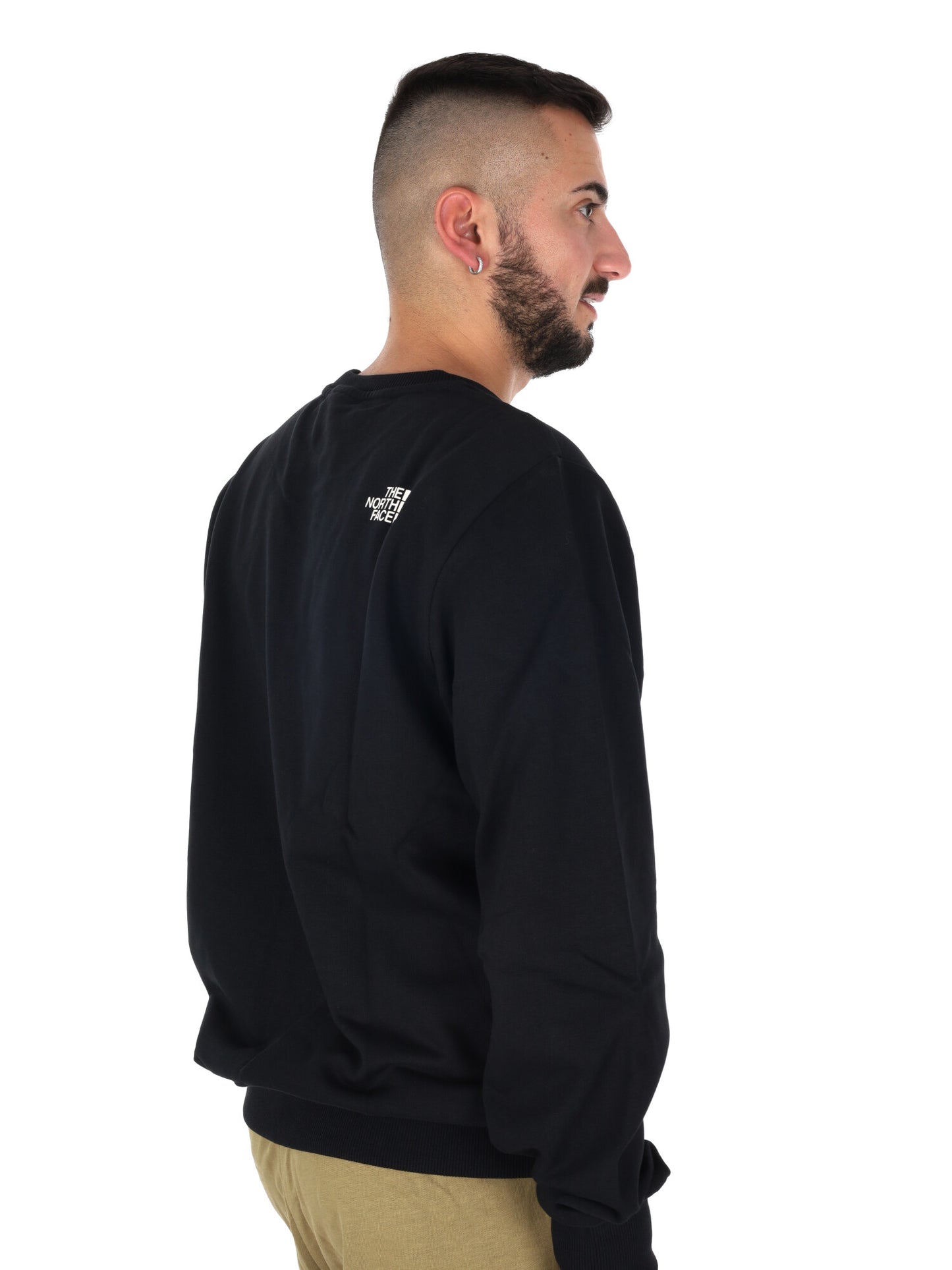 Felpa The North Face Blanca Crew da uomo in nero