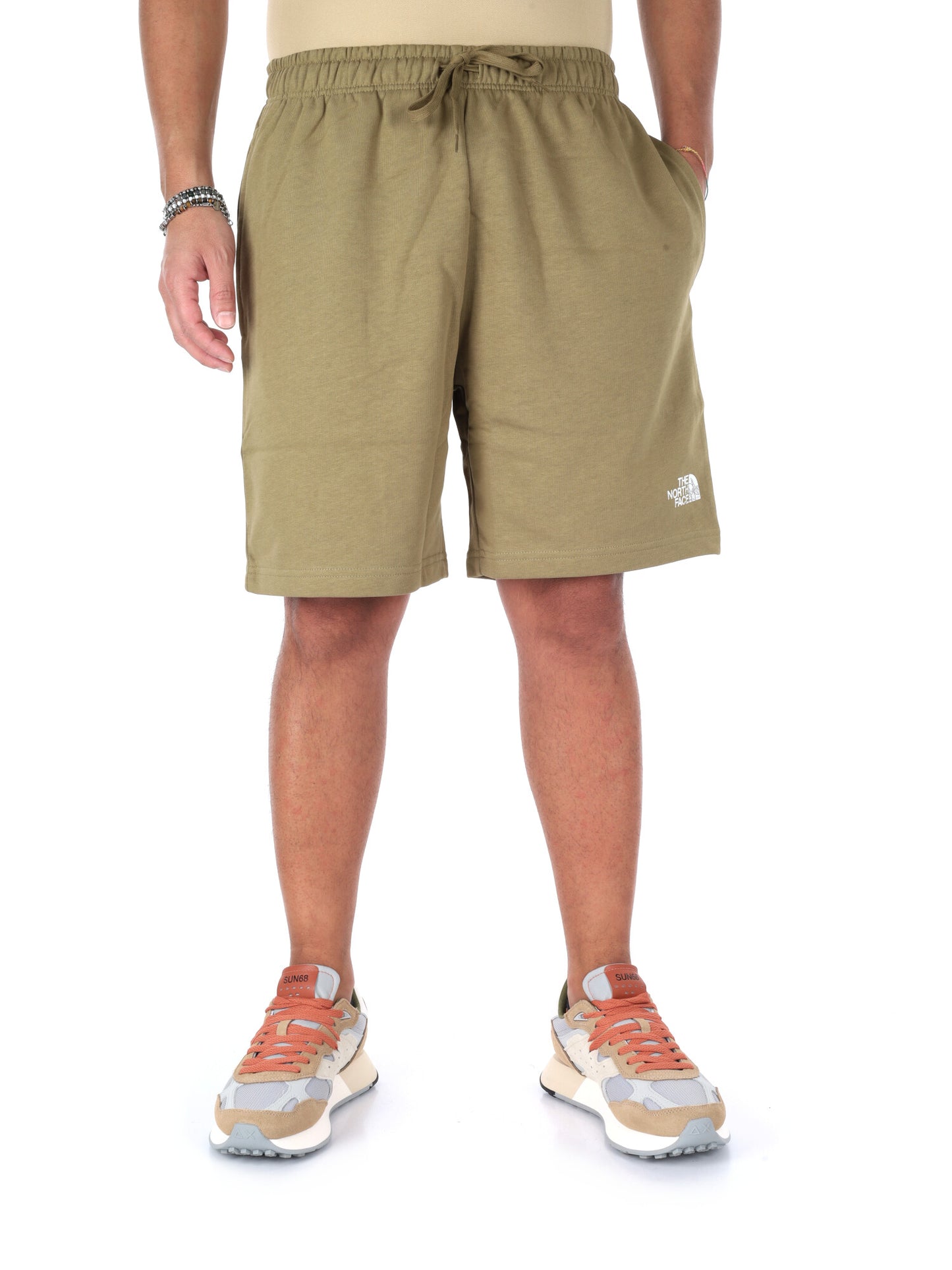 Shorts The North Face Blanca da uomo in verde casual