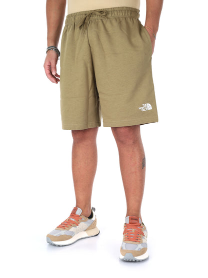 Shorts The North Face Blanca da uomo in verde casual