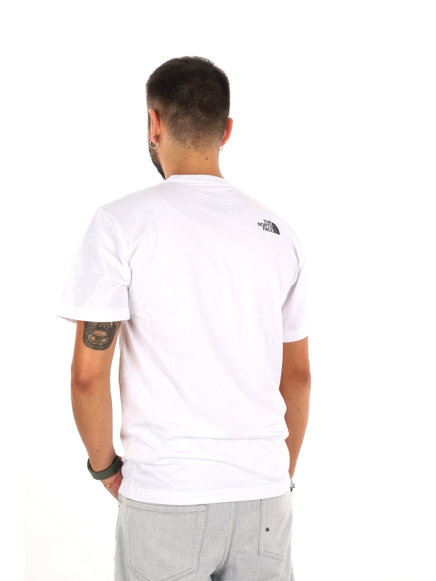 The North Face Never Stop Exploring, t-shirt maniche corte da uomo bianca