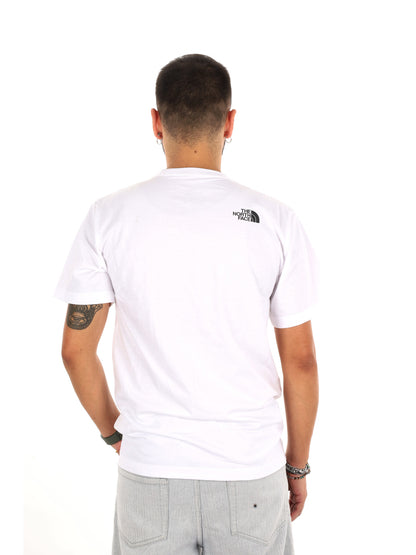 The North Face Never Stop Exploring, t-shirt maniche corte da uomo bianca