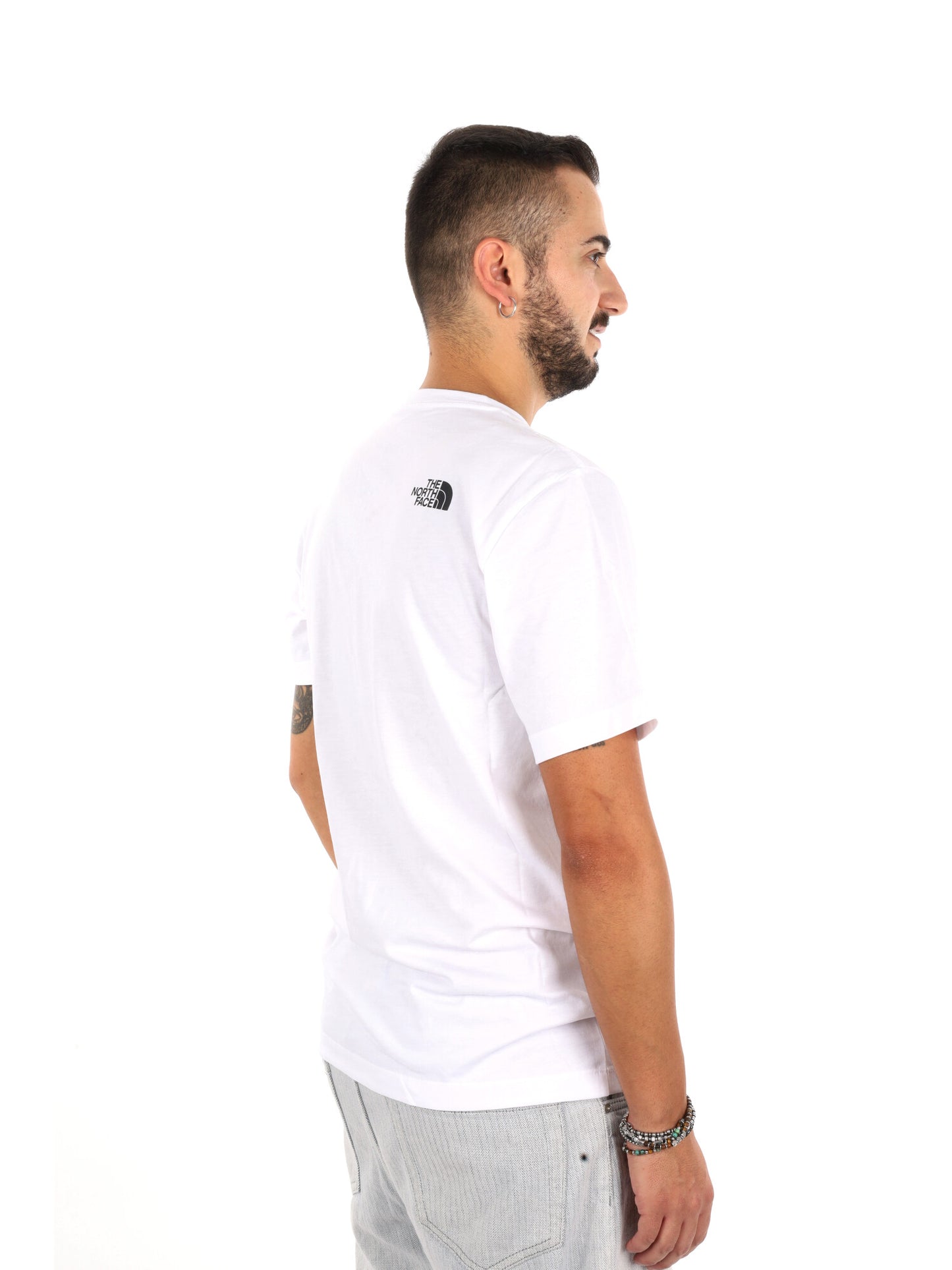 The North Face Never Stop Exploring, t-shirt maniche corte da uomo bianca