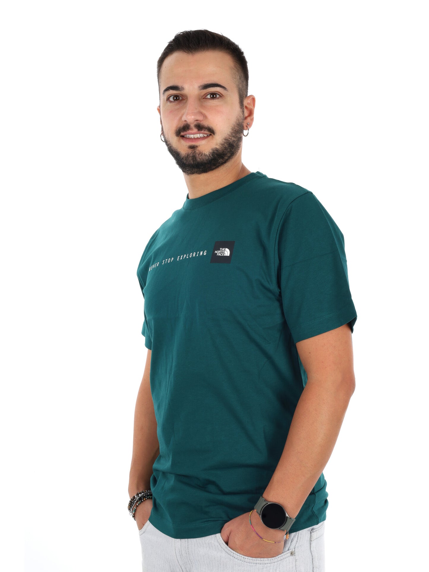 The North Face Never Stop Exploring, t-shirt da uomo verde
