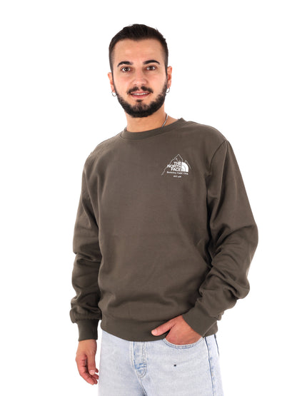 The North Face Sibli Reg Crew, felpa da uomo verde