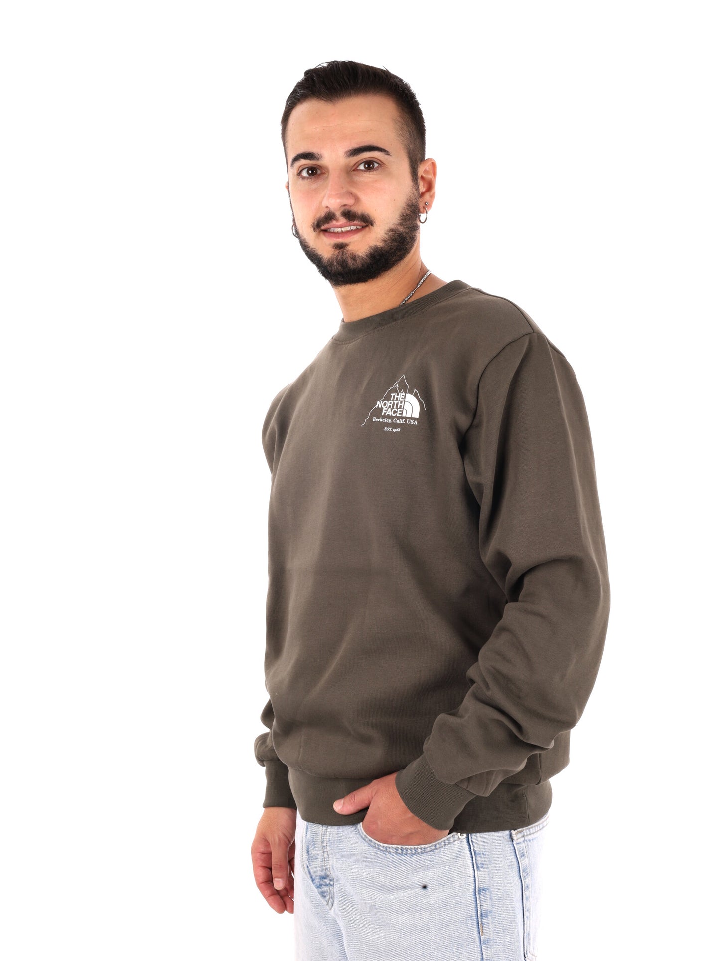 The North Face Sibli Reg Crew, felpa da uomo verde