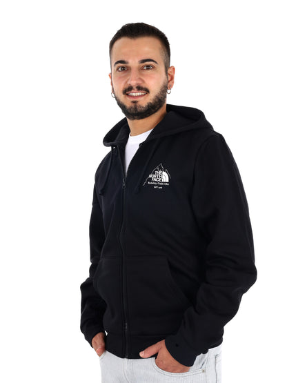 The North Face Sibli Reg Fzip, felpa da uomo nera