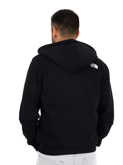 The North Face Sibli Reg Fzip, felpa da uomo nera