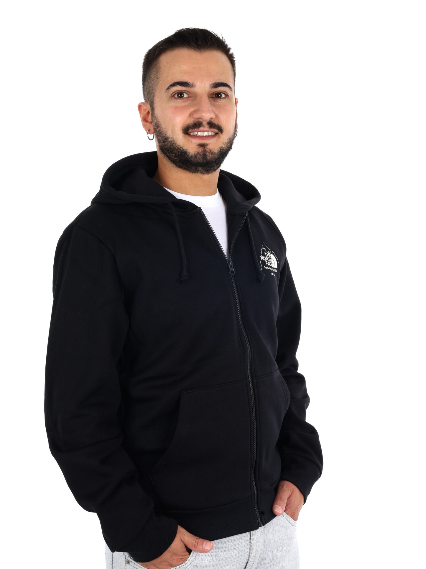The North Face Sibli Reg Fzip, felpa da uomo nera
