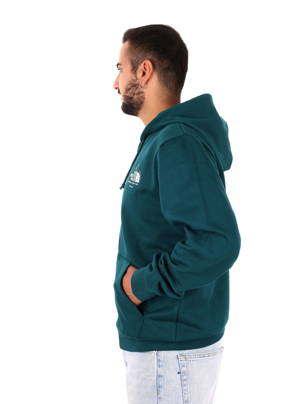 The North Face Sibli Reg Fzip, felpa da uomo verde