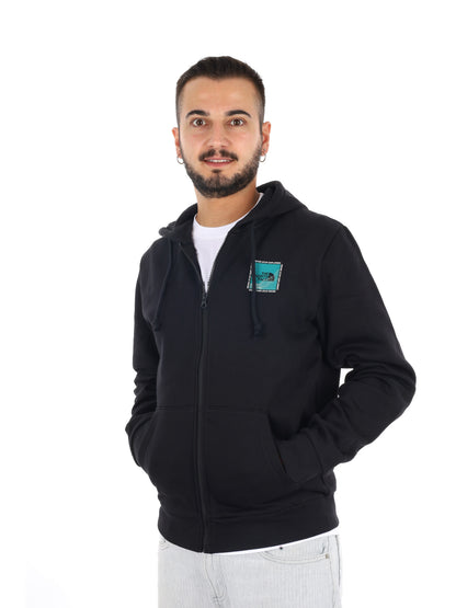 The North Face M Sibli Reg Fzip, felpa da uomo nera