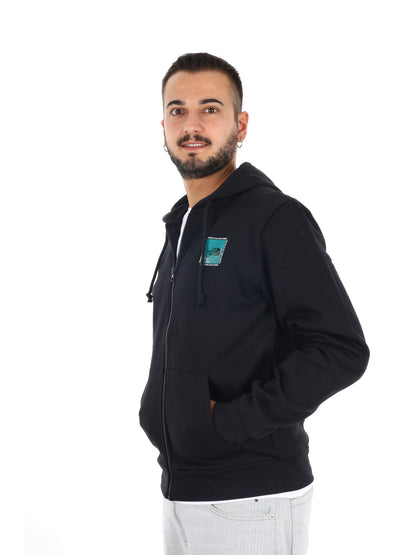The North Face M Sibli Reg Fzip, felpa da uomo nera