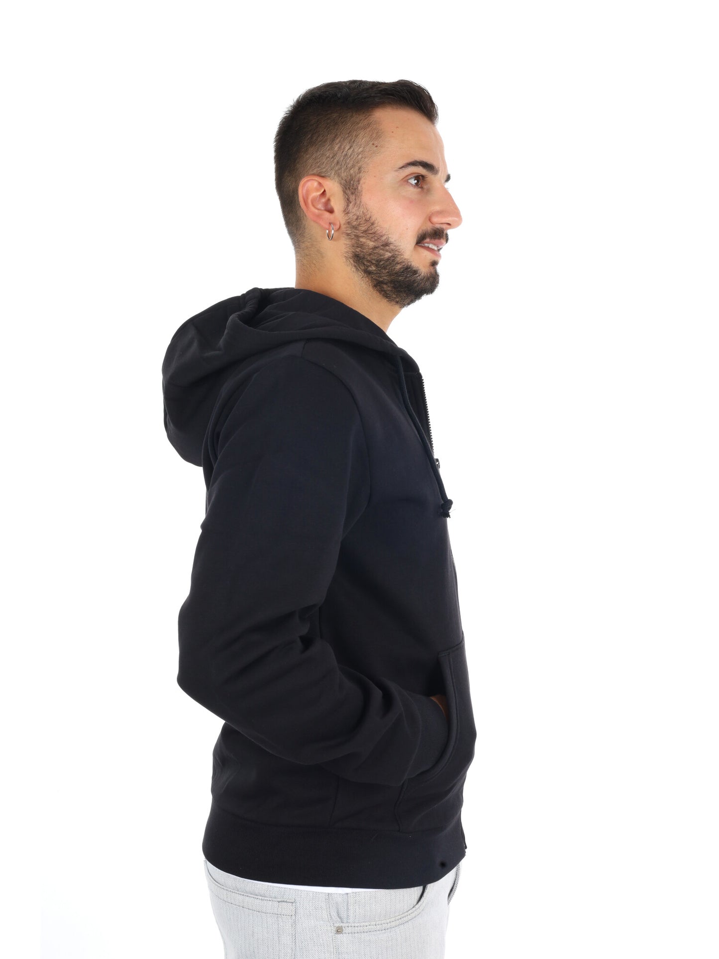 The North Face M Sibli Reg Fzip, felpa da uomo nera