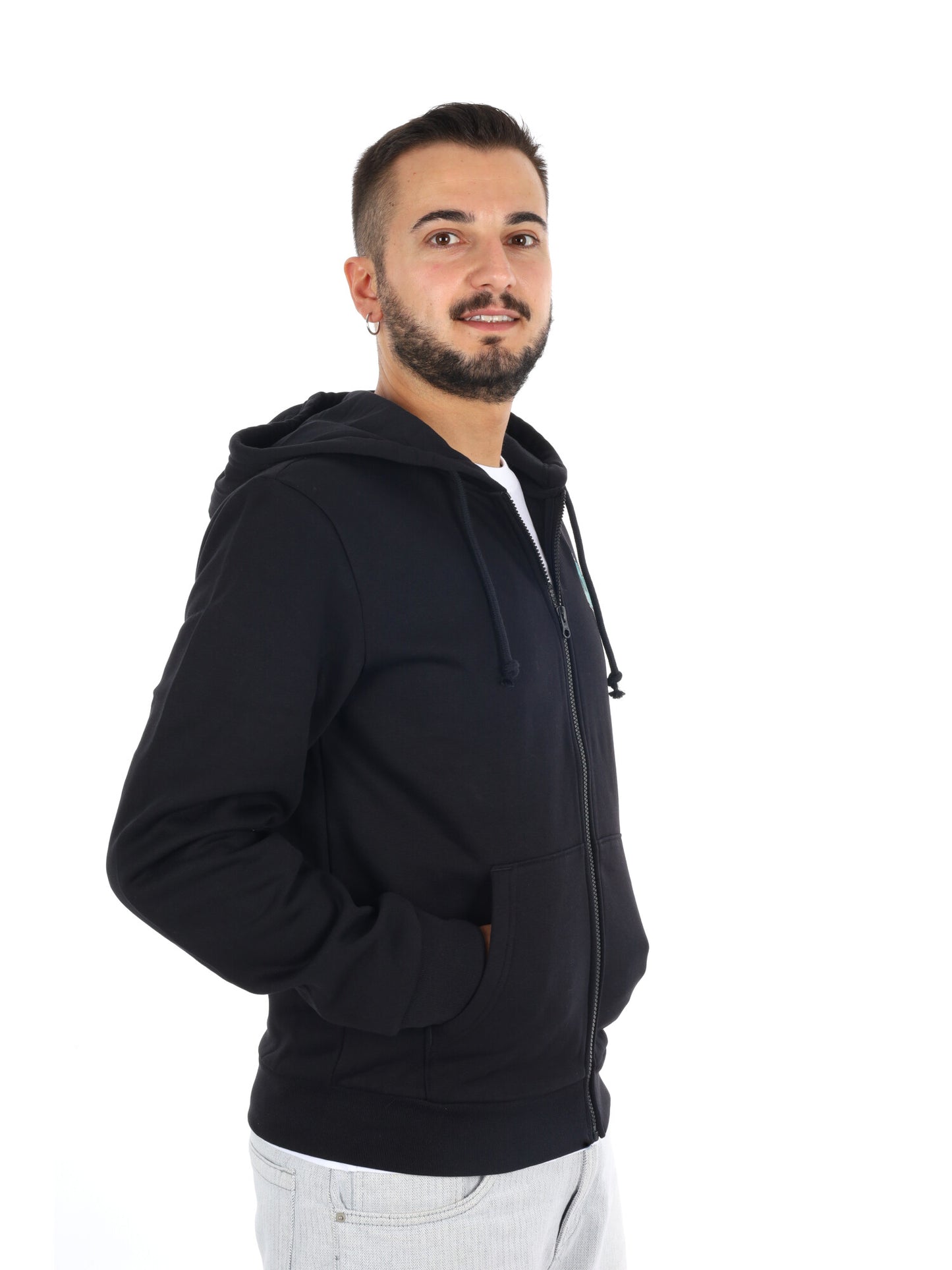 The North Face M Sibli Reg Fzip, felpa da uomo nera