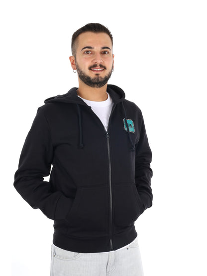The North Face M Sibli Reg Fzip, felpa da uomo nera