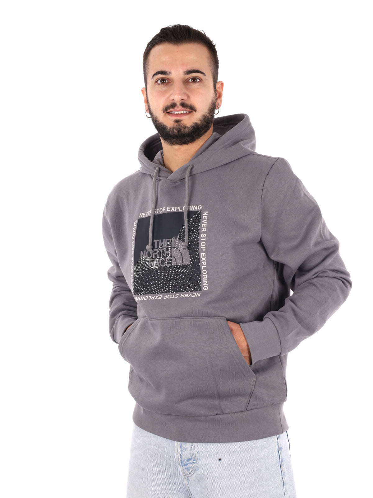 The North Face M Sibli Reg Hood, felpa da uomo grigia