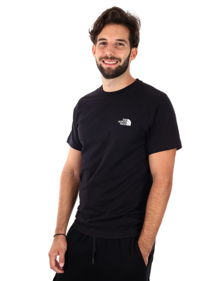 T-SHIRT CON STAMPA THE NORTH FACE DA UOMO NERO
