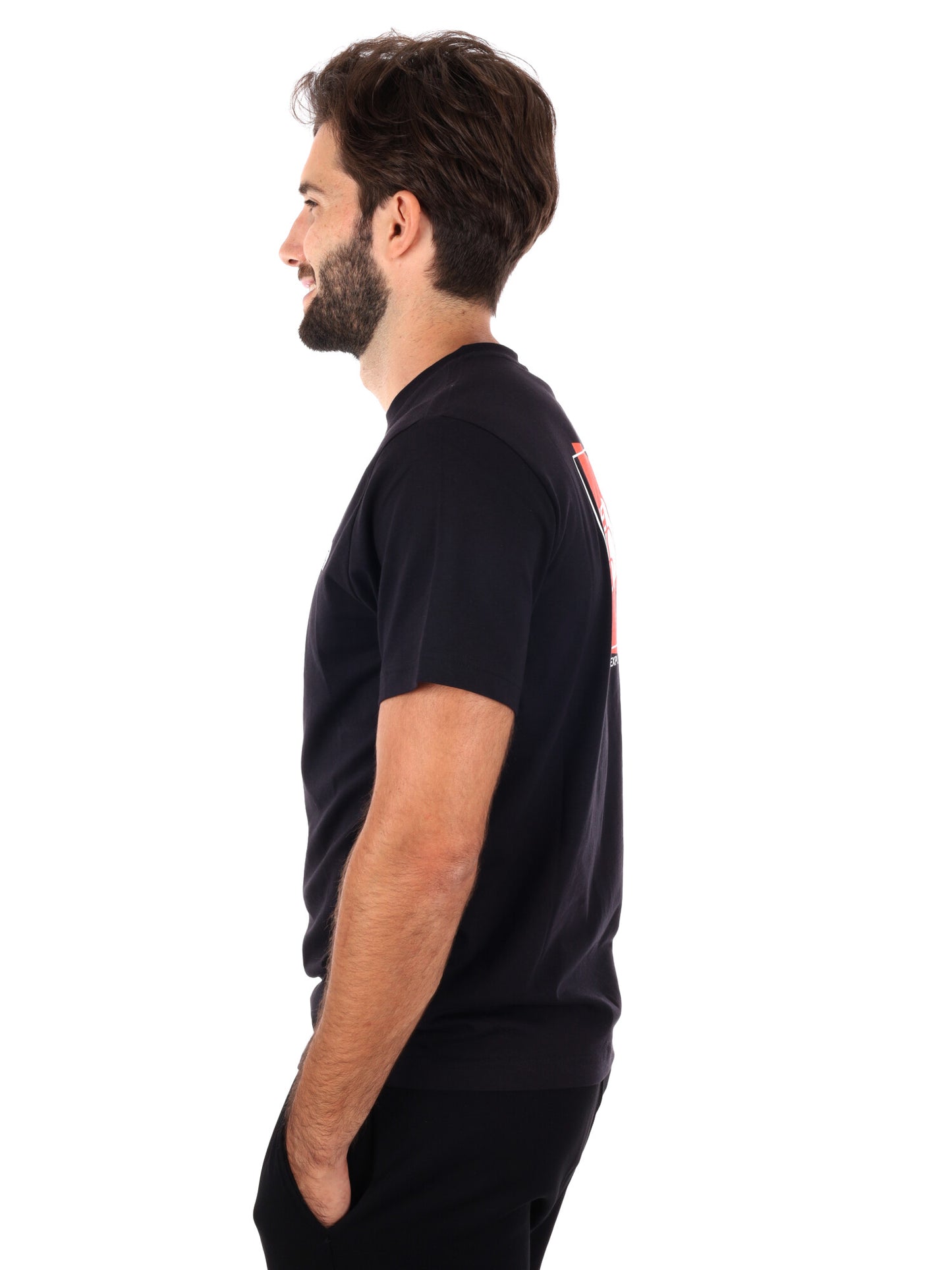 T-SHIRT CON STAMPA THE NORTH FACE DA UOMO NERO
