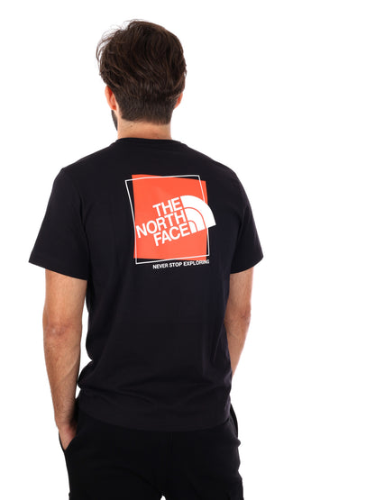 T-SHIRT CON STAMPA THE NORTH FACE DA UOMO NERO