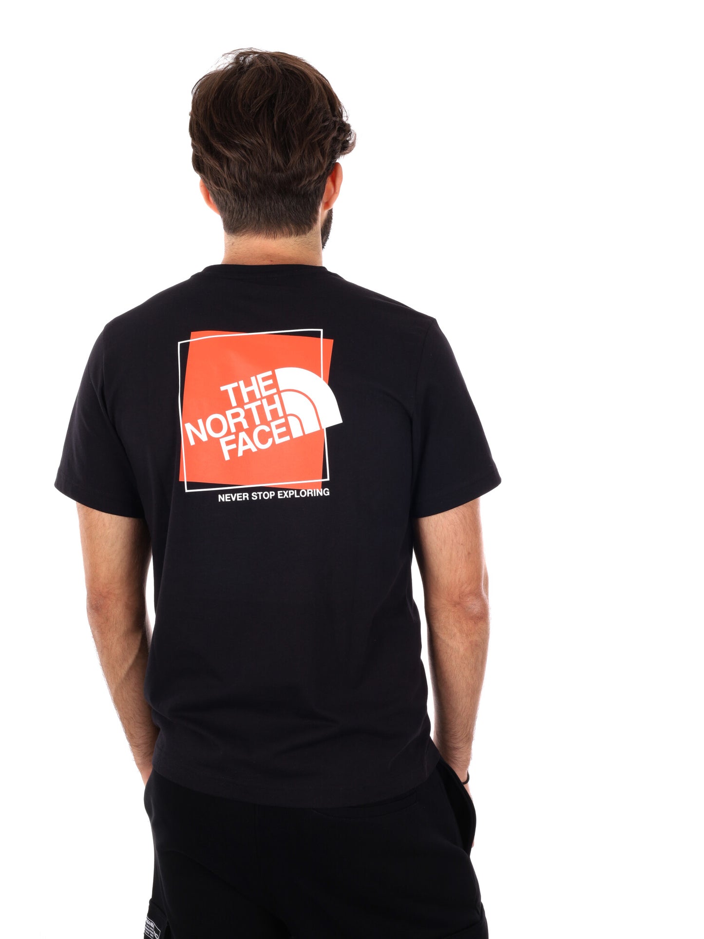 T-SHIRT CON STAMPA THE NORTH FACE DA UOMO NERO