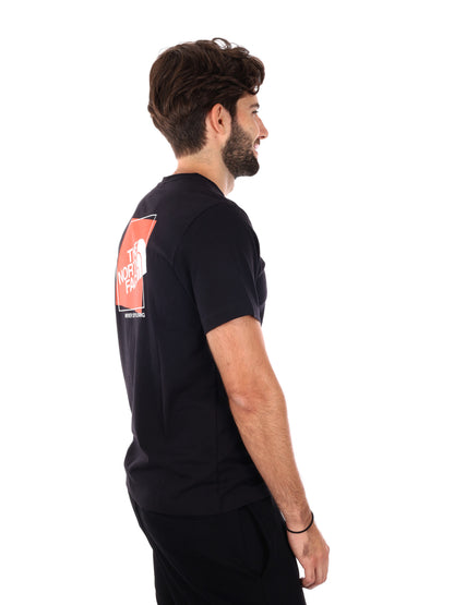T-SHIRT CON STAMPA THE NORTH FACE DA UOMO NERO