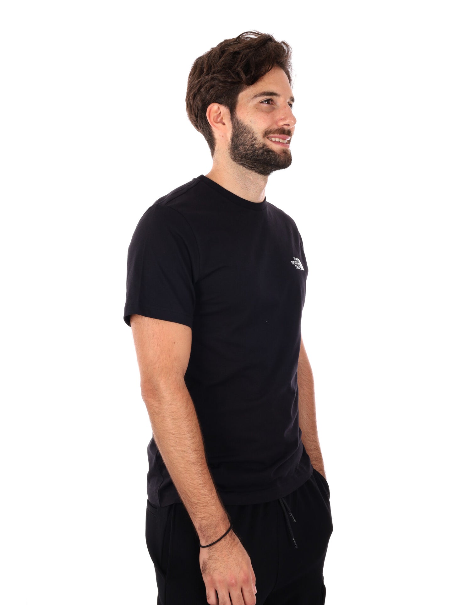 T-SHIRT CON STAMPA THE NORTH FACE DA UOMO NERO