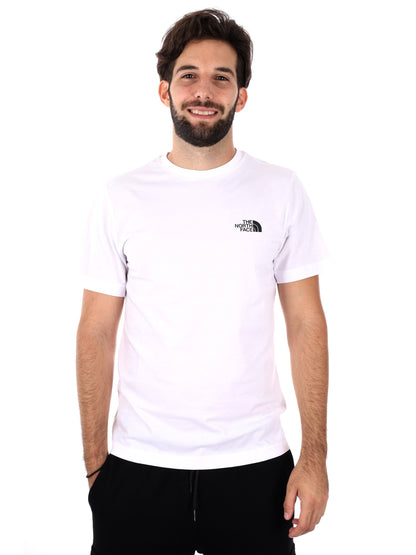 T-SHIRT CON STAMPA THE NORTH FACE DA UOMO BIANCO