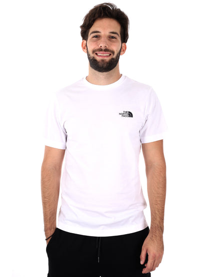 T-SHIRT CON STAMPA THE NORTH FACE DA UOMO BIANCO