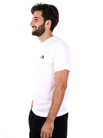 T-SHIRT CON STAMPA THE NORTH FACE DA UOMO BIANCO