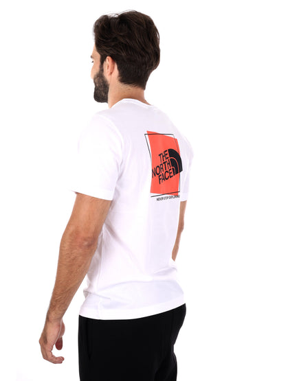 T-SHIRT CON STAMPA THE NORTH FACE DA UOMO BIANCO