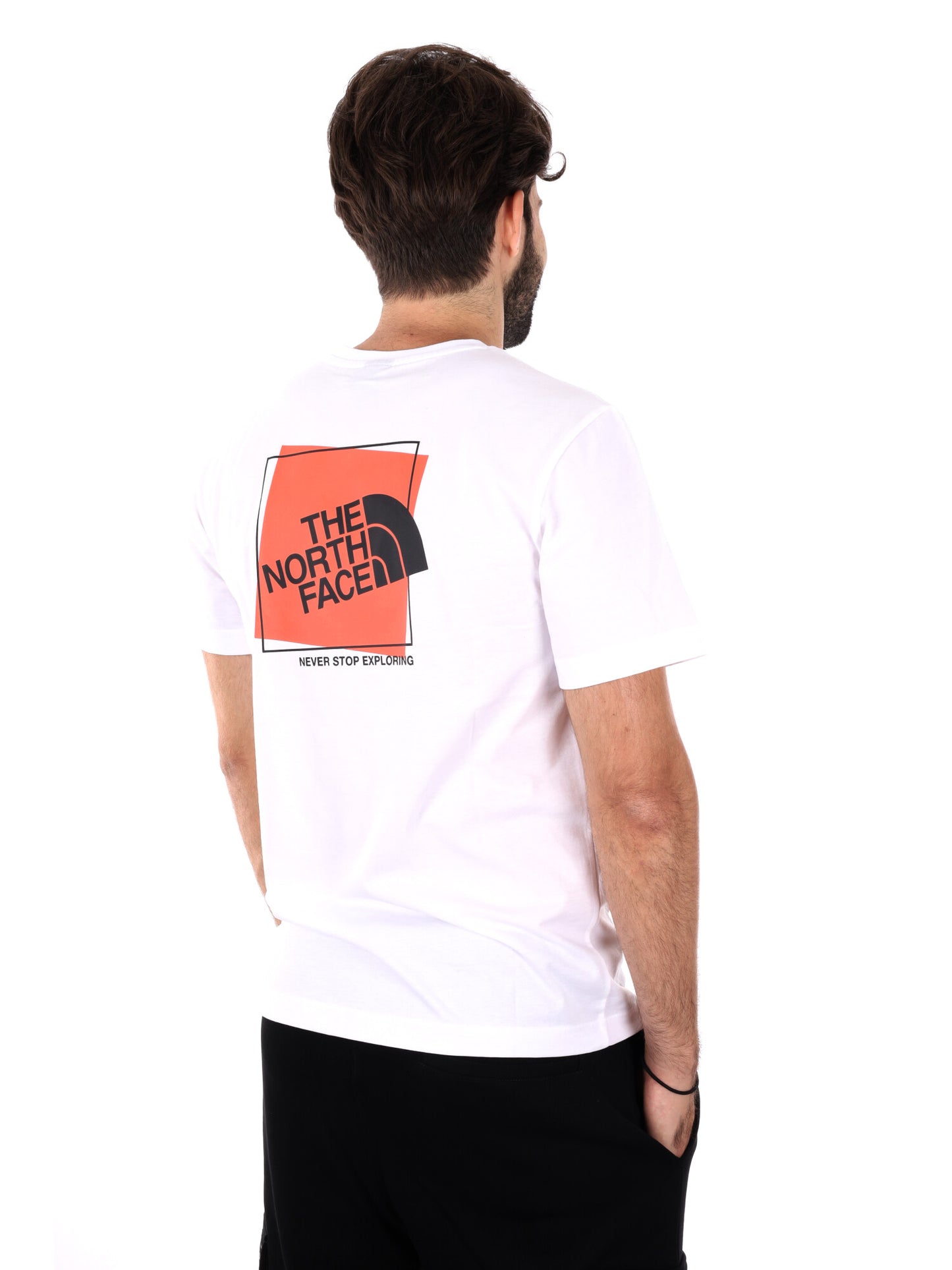 T-SHIRT CON STAMPA THE NORTH FACE DA UOMO BIANCO