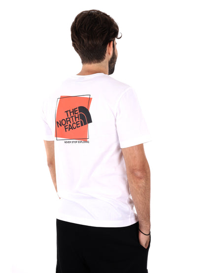 T-SHIRT CON STAMPA THE NORTH FACE DA UOMO BIANCO