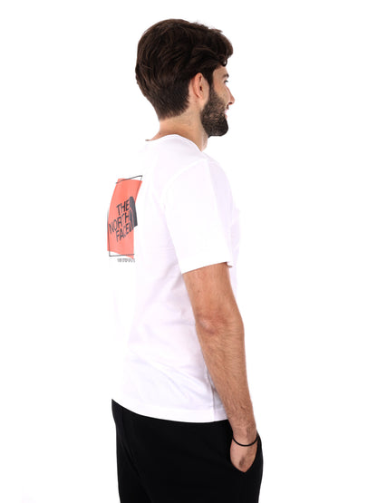 T-SHIRT CON STAMPA THE NORTH FACE DA UOMO BIANCO