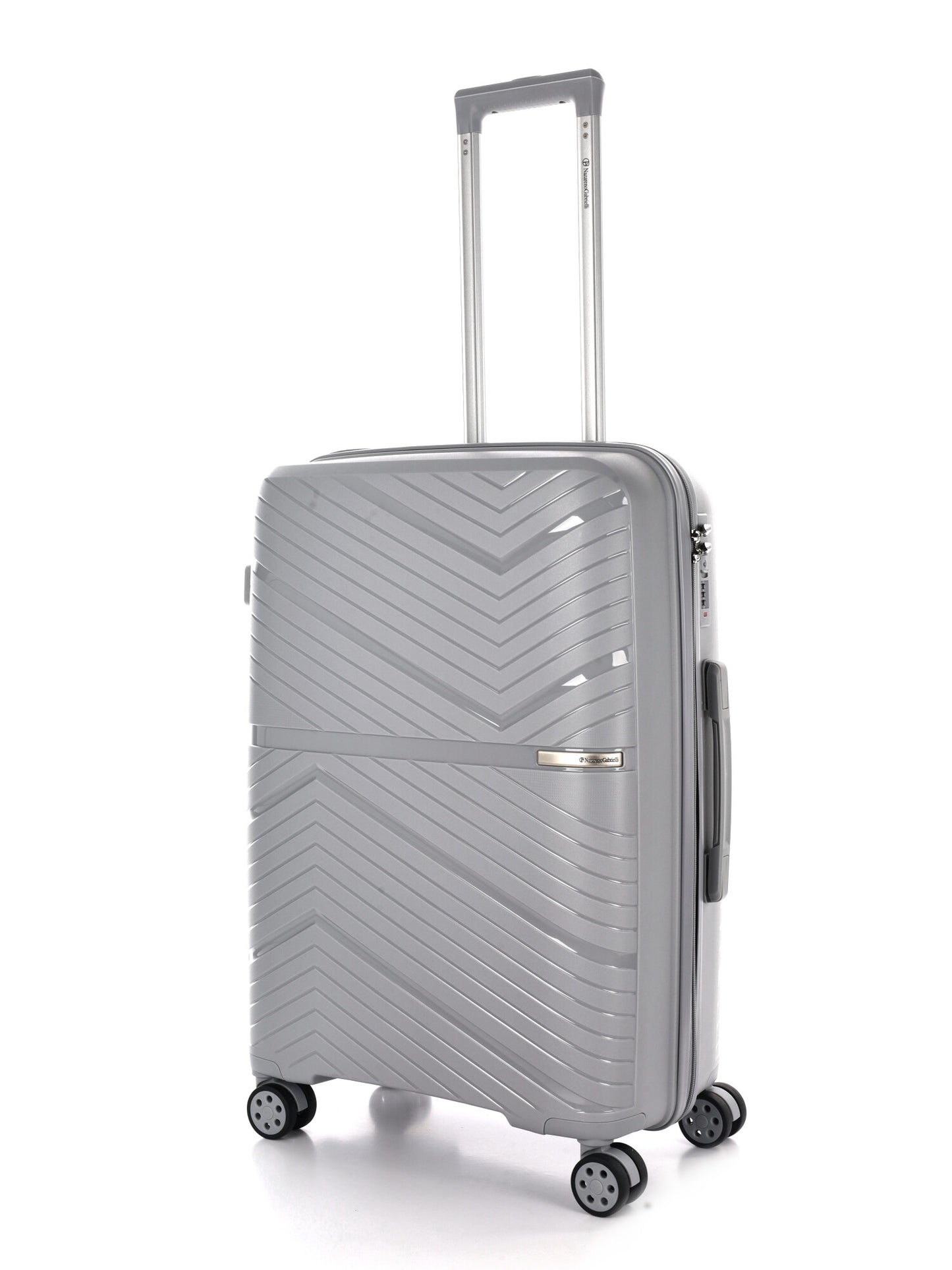 Trolley rigido Nazareno Gabrielli in argento unisex