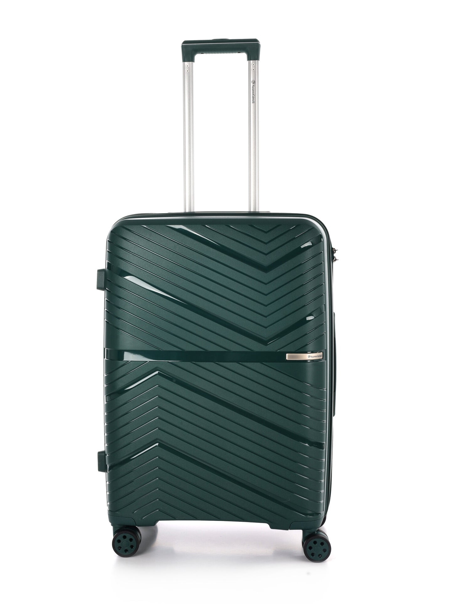 Valigia rigida Nazzareno Gabrielli verde, medio formato unisex
