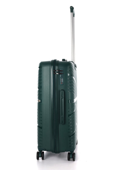 Valigia rigida Nazzareno Gabrielli verde, medio formato unisex