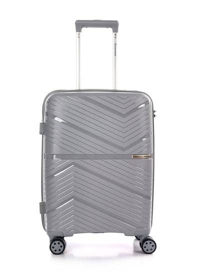 Trolley rigido unisex in argento Nazzareno Gabrielli