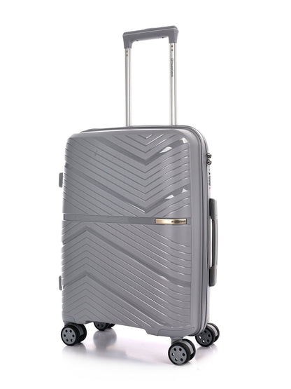 Trolley rigido unisex in argento Nazzareno Gabrielli