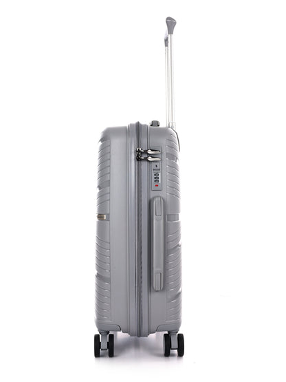Trolley rigido unisex in argento Nazzareno Gabrielli