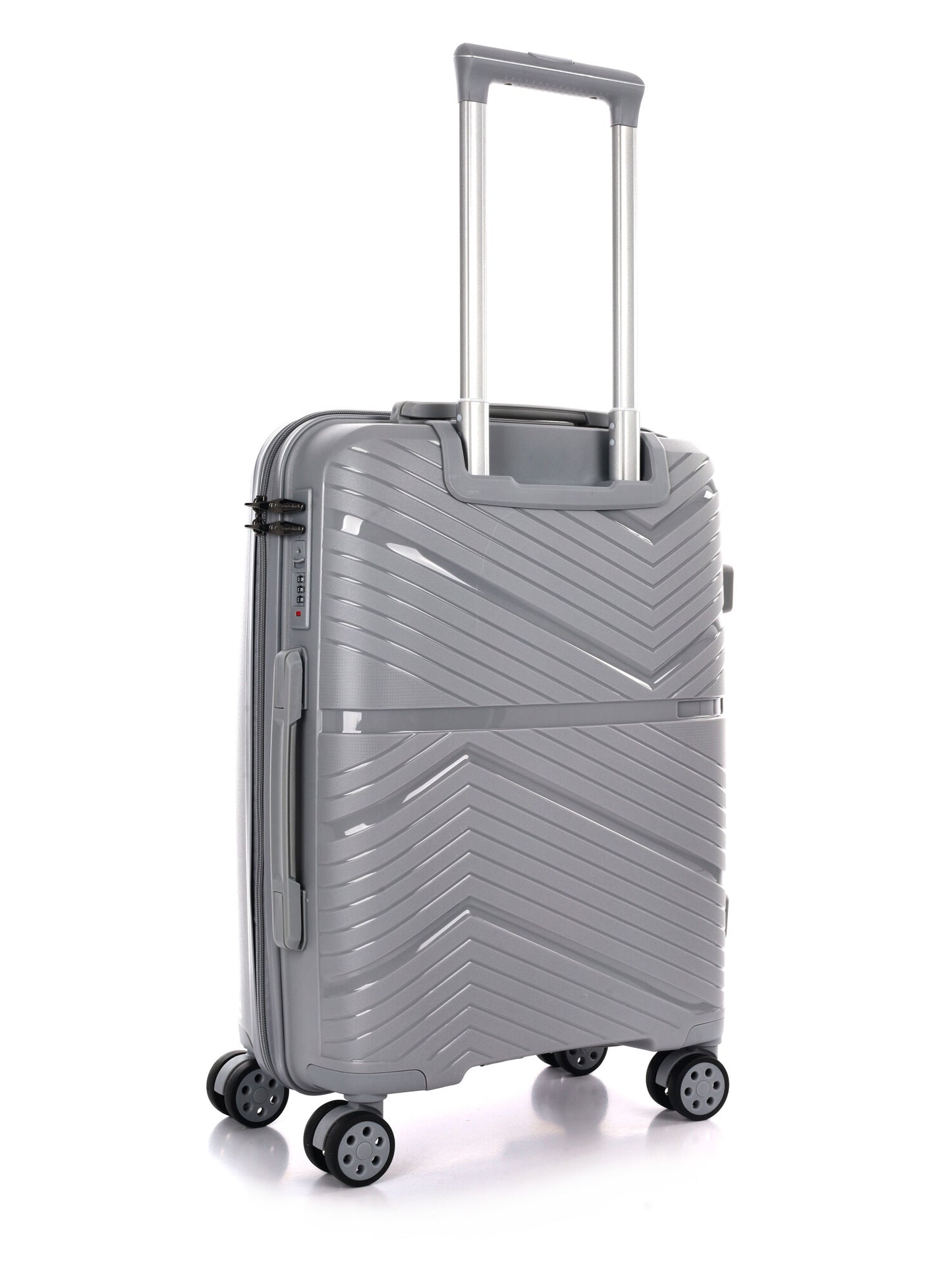 Trolley rigido unisex in argento Nazzareno Gabrielli