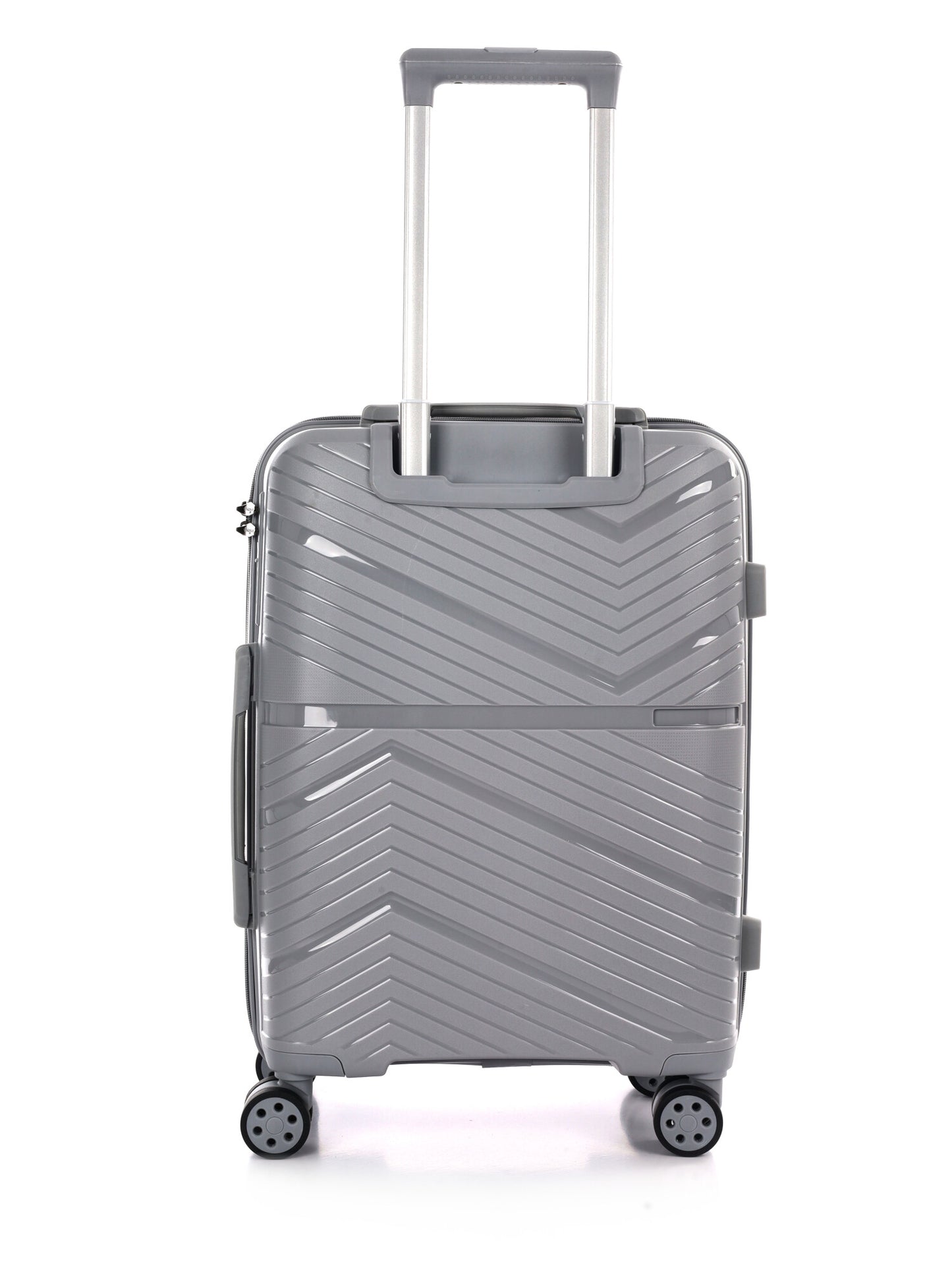Trolley rigido unisex in argento Nazzareno Gabrielli