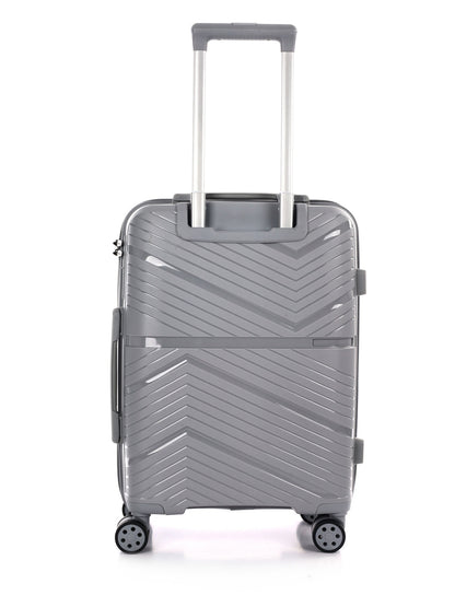 Trolley rigido unisex in argento Nazzareno Gabrielli