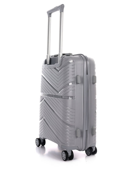 Trolley rigido unisex in argento Nazzareno Gabrielli