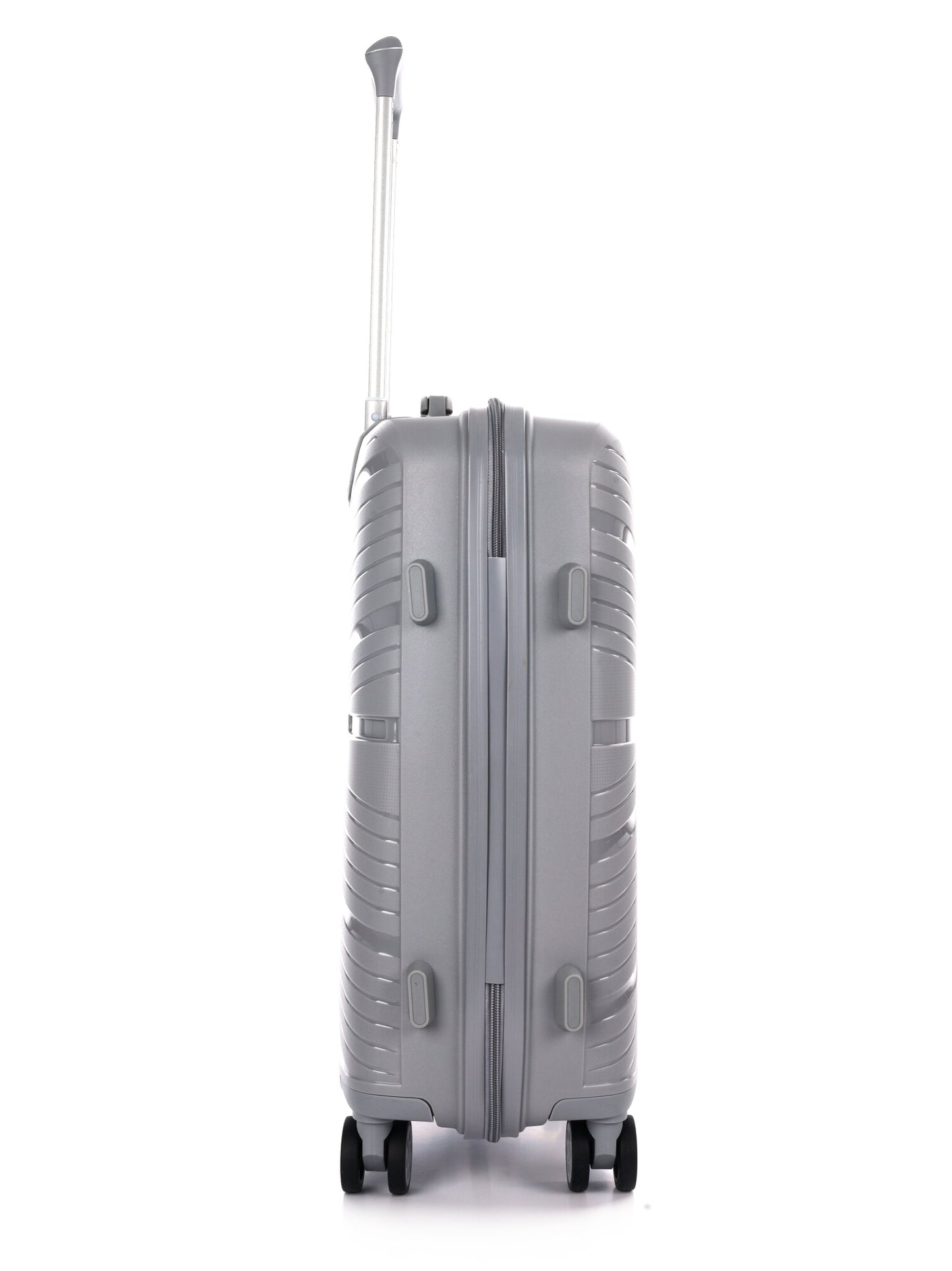 Trolley rigido unisex in argento Nazzareno Gabrielli