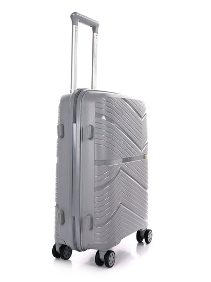 Trolley rigido unisex in argento Nazzareno Gabrielli