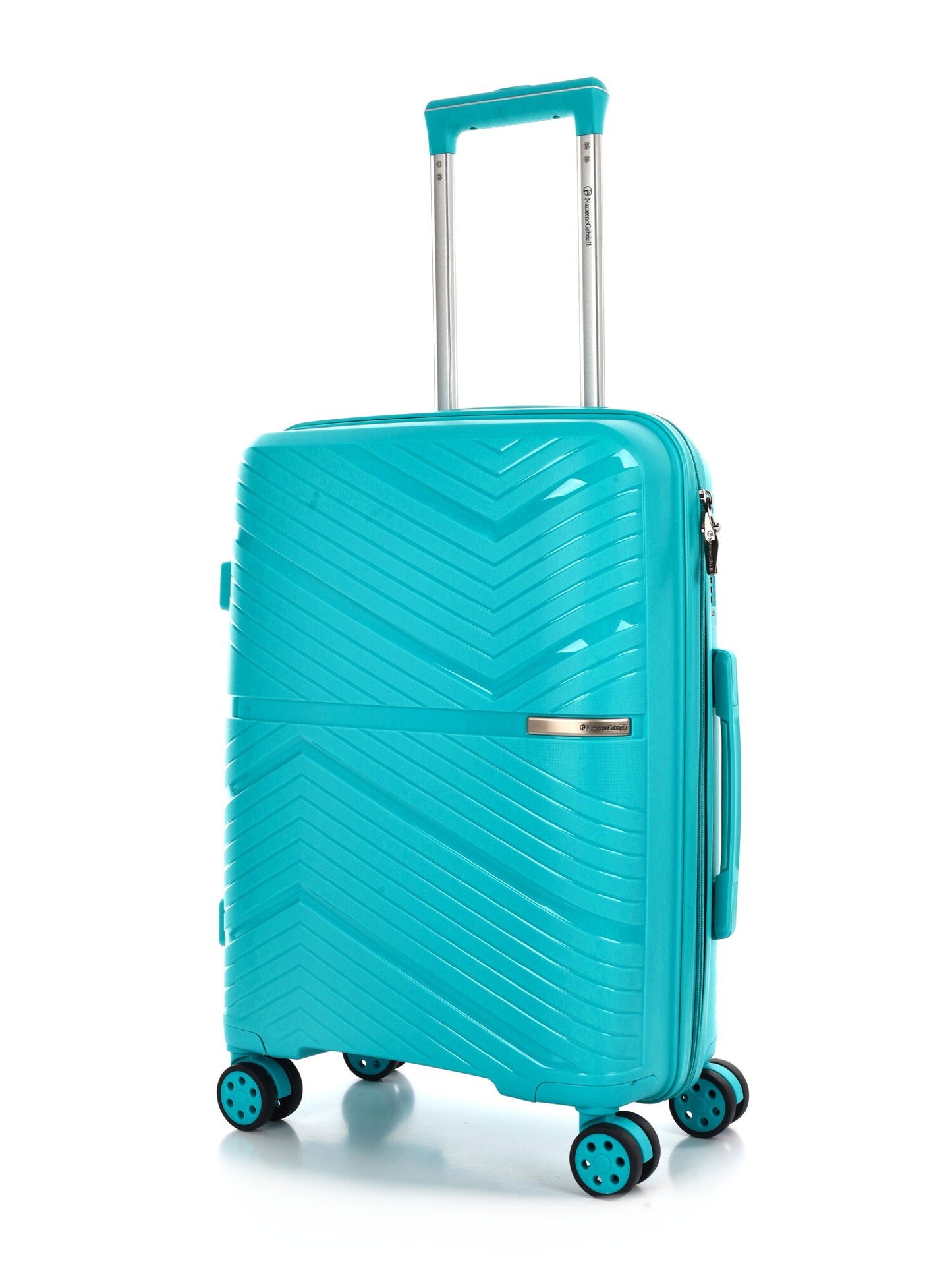 Valigia rigida Nazzareno Gabrielli azzurra unisex per viaggi